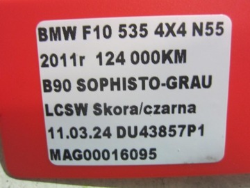 BMW F10 535I 4X4 N55 F25 G12 NÁPRAVA PŘEDNÍ DIFER 3.08 7591997 7648881