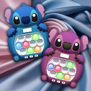 STITCH POP IT АНТИСТРЕСС ЭЛЕКТРИЧЕСКАЯ ИГРА НАВЫКОВ STITCH BLUE