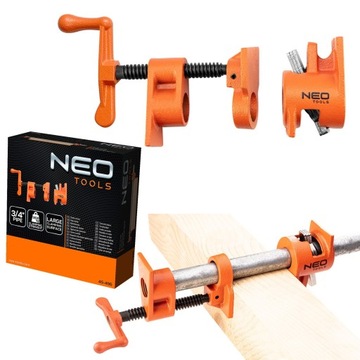 ЗАЖИМ ДЛЯ БЕСКОНЕЧНОЙ ТРУБЫ NEO ЗАЖИМ 3/4 ДЮЙМА