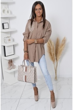 КРАСИВО ОКРАШЕННАЯ РУБАШКА ОВЕРСАЙЗ ELIT! WZ.4 XL