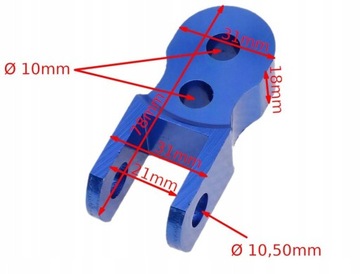 Удлинитель/адаптер амортизатора Scooter 2T 4T 1 шт.