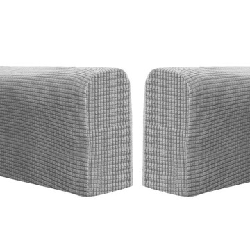 Pokrycie podłokietnika sofy Podłokietnik sofy szary