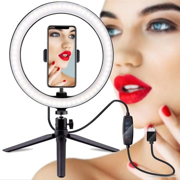 LAMPA LED RING PIERŚCIEŃ DLA BLOGERÓW BLOGEREK