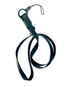 Pasek do aparatu etui kluczy nylon czarny lekki