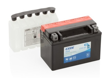 Akumulator motocyklowy 8 Ah EXIDE AGM ETX9-BS