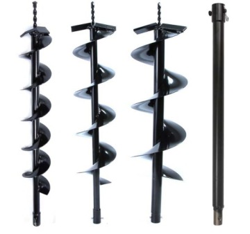 БЕНЗИНОВЫЙ ШНЕК ДЛЯ ПОЧВЫ ДРЕЛЬ RITCH 3 БУРА + МАСЛО