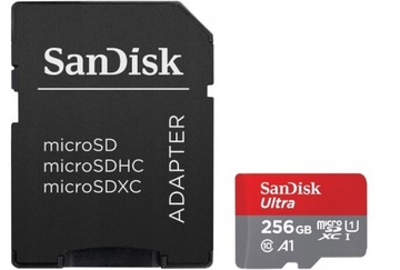 Karta micro SD SanDisk ULTRA 256Gb 150MB/s Karta pamięci do telefonu