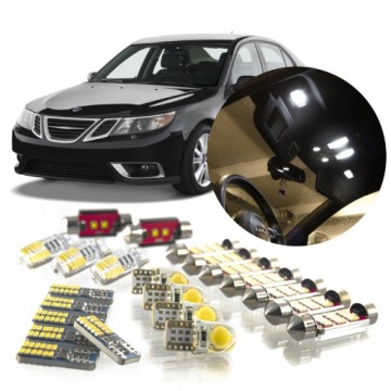 Saab 93 – Sada Led Osvětlení Interiéru! Vip