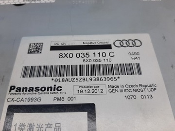 Audi A1 S1 CD-чейнджер 8X0035110C