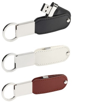 PENDRIVE REKLAMOWY z logo SKÓRZANY PDv-25 2 GB GRAWER USB 2.0 10 SZT