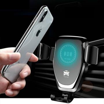 UCHWYT NA TELEFON ŁADOWARKA INDUKCYJNA 10W QC3.0