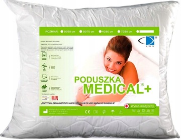 PODUSZKA ANTYALERGICZNA MEDICAL+ 70x80 ZAMEK AMW