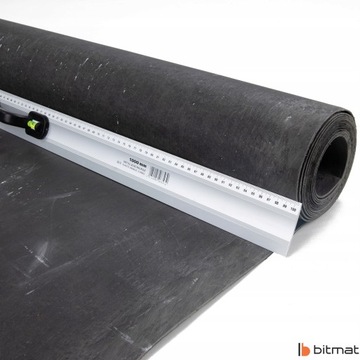 Тяжелая плита EPDM, звукоизоляционная мембрана, 5 кг, 1 м2, гладкая виброизоляция.