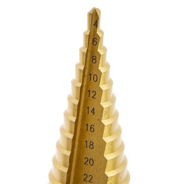 НАБОР СТУПЕНЧЕСКИХ СВЕРЛ ПО МЕТАЛЛУ 4-32 ММ