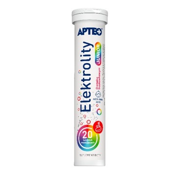 Apteo Elektrolity Junior 20 tabletek musujących