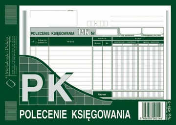POLECENIE KSIĘGOWANIA OFFSETOWE A5 439-3