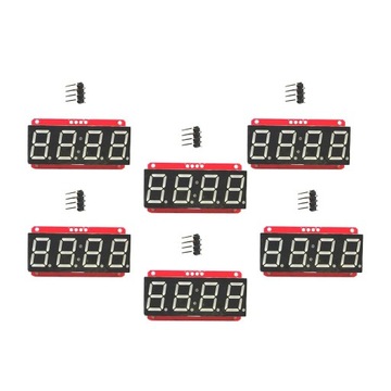 Moduł wyświetlacza LED 6x0.56 HT16K33 I2C 4