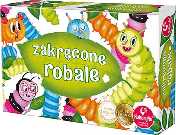 ZAKRĘCONE ROBALE Gra planszowa dla dzieci rodzinna