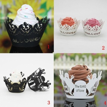 50шт. Хэллоуин Кекс Десерт Чехол Муф