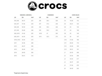 CROCS CROCBAND KLAPKI MĘSKIE BUTY CHODAKI PIANKOWE 39/40