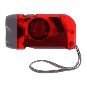 50 x Latarka na dynamo 2 LED TWÓJ NADRUK elektronika