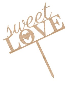 Topper TŚD-66-Sweet love Ślub Wesele