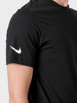 Koszulka Męska Nike Sportowa Czarna Bawełniana T-shirt krótki rękaw r. L