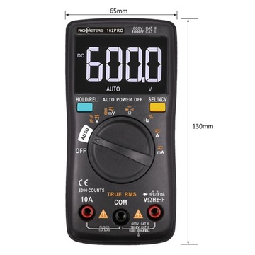 ЦИФРОВОЙ МУЛЬТИМЕТР СЧЕТЧИК ЭЛЕКТРИЧЕСКОГО ТОКА UNIVERSAL RICHMETERS 102 PRO