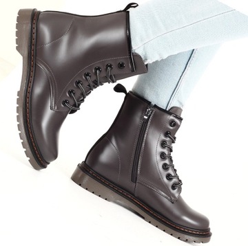 TRAPERY BOTKI TIMBERKI BUTY DAMSKIE WORKERY