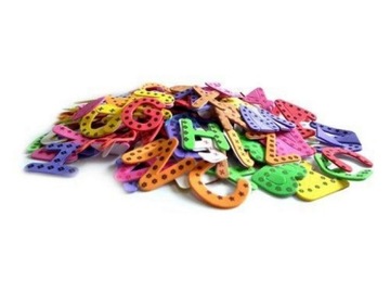 NAKLEJKI Z PIANKI NAKLEJKI LITERKI DLA DZIECI