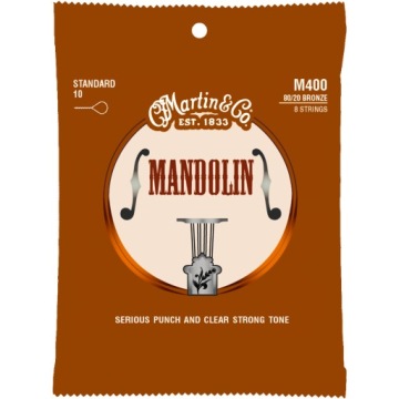 Струны MARTIN Mandolin Bronze M400 (10–34)