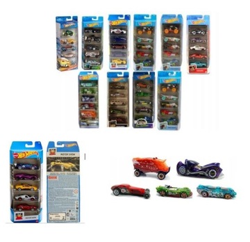 HOT WHEELS 5 PAK AUTEK ZESTAW