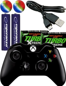 Pad XBOX ONE SERIES PC CZARNY BLACK KONTROLER 1697