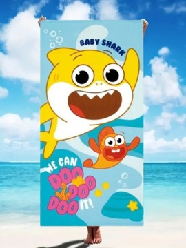 БЫСТРОСЫХАЮЩЕЕ ПЛЯЖНОЕ ПОЛОТЕНЦЕ ДЛЯ АКУЛЫ 70х140 см