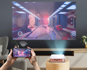 ПРОЕКТОР ДИСТАНЦИОННЫЙ МИНИ ПОРТАТИВНЫЙ LED USB 2XHDMI EZCAST BEAM J2 PRO