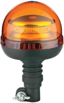 LAMPA OSTRZEGAWCZA BŁYSKOWA LED R65 R10 FLEX MOCOWANIE Z TRZPIENIEM
