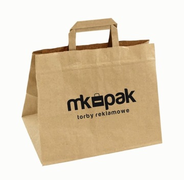 TORBA EKO CATERING Z TWOIM LOGO NADRUKIEM SZARA 32X22X25 250 SZT