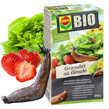 GRANULAT TRUTKA NA ŚLIMAKI BIO GOTOWY DO UŻYCIA SKUTECZNY 350G COMPO