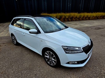 Skoda Fabia III Kombi Facelifting 1.0 TSI 95KM 2021 Skoda Fabia 1,0 panorama serwis ASO, bezwypadkowy, zdjęcie 6