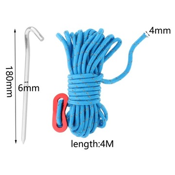 6 шт./упак. Набор веревочных палаток