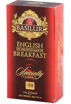 HERBATA BASILUR English Breakfast 25 torebek ekspresowa