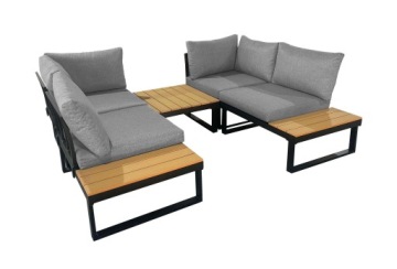 САДОВАЯ МЕБЕЛЬ МОДУЛЬНЫЙ КОМПЛЕКТ МЕБЕЛИ УГЛОВОЙ ДИВАН ДЛЯ ТЕРРАСЫ ДЛЯ САДА LISA