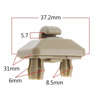 РУЧКА-КРЮК ДЛЯ КРЕПЛЕНИЯ СОЛНЦЕЗАЩИТНОГО КОЗЫРЕКА AUDI SEAT VISOR CAP