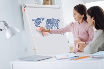 Флипчарт MEMOBE 3 в 1, регулируемый, легко стираемый, магнитный.