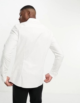 Asos Design vif długi slim rękaw koszula klasyczna XS NG3