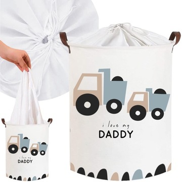 SIPO KOSZ NA ZABAWKI KLOCKI PLUSZAKI ZAMYKANY NA ŚCIĄGACZ SAMOCHODY 43 L XL