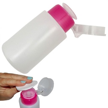 DOZOWNIK Z POMPKĄ NA ZMYWACZ I PŁYNY KOSMETYCZNE BUTELECZKA DO PŁYNÓW