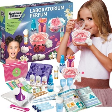 LABORATORIUM PERFUM ZAPACHÓW DIY ZESTAW NAUKA ZABAWA DLA DZIECI CLEMENTONI
