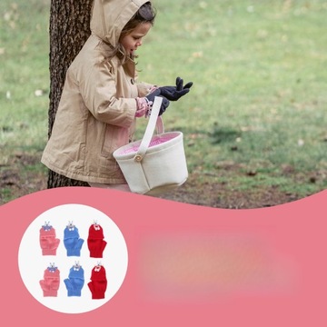 Детские зимние перчатки, милые варежки, детские перчатки, 3 пары, детские ученики