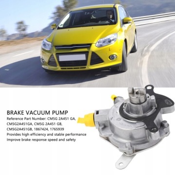 Вакуумный насос тормозной системы CM5G 2A451 GB Прочная металлическая конструкция YB